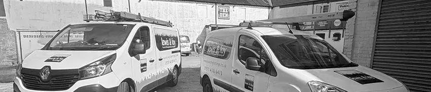 Photo of our maintenance vans