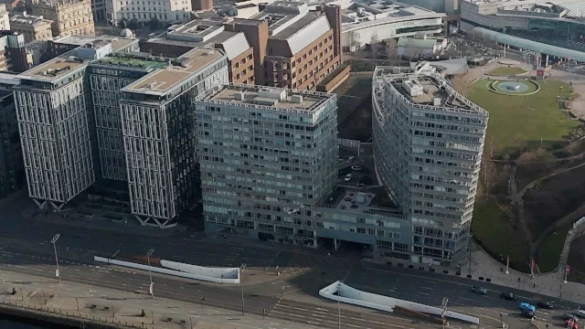 One Park West Development - Front of building.